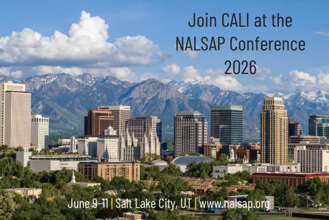 CALI is participating in the NALSAP Conference 2026